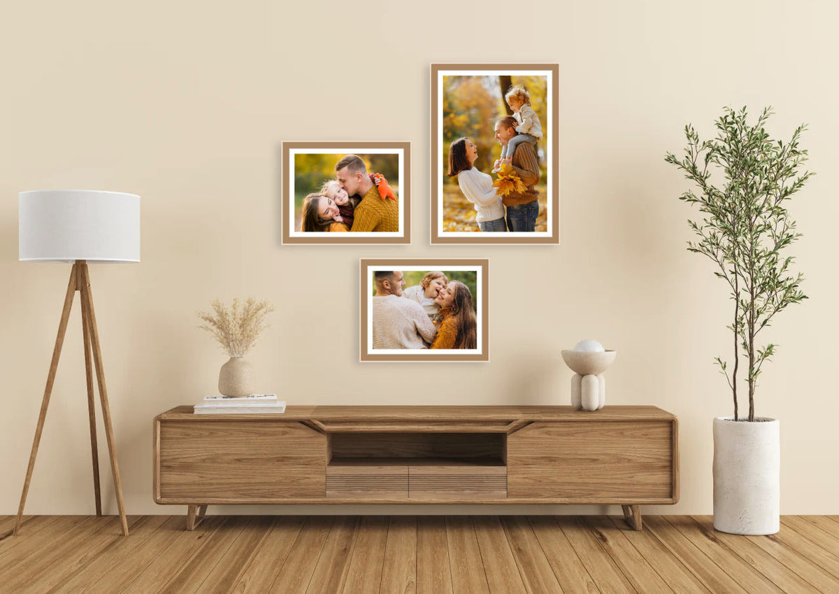 Kako napraviti galeriju fotografija na zidu: raspored, okviri i paspartu