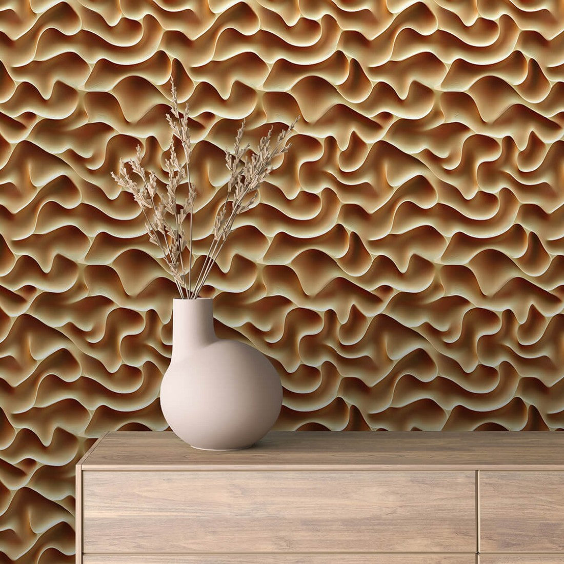 Golden Sand Texture 3D
