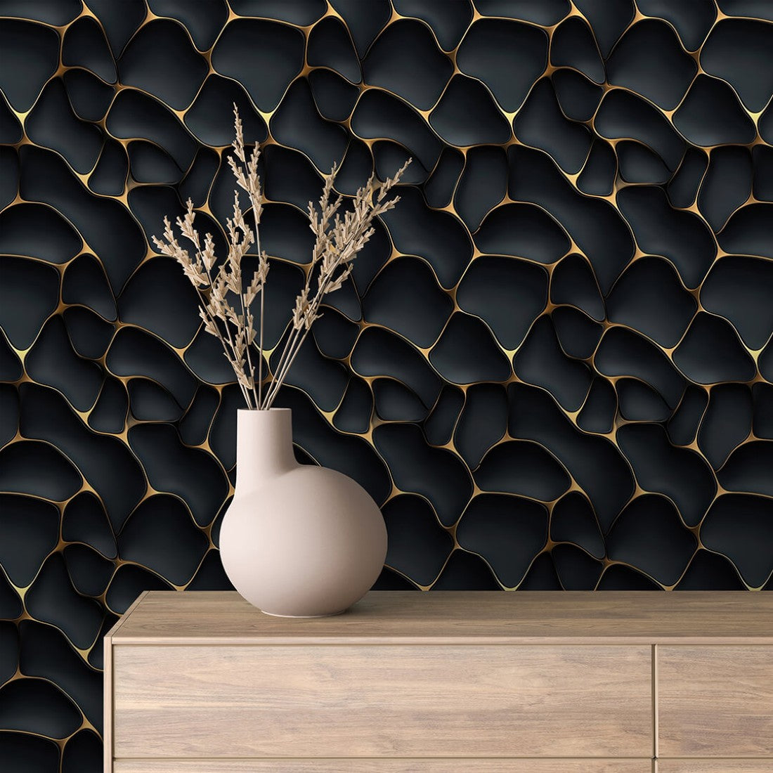 Black Gold Edge 3D