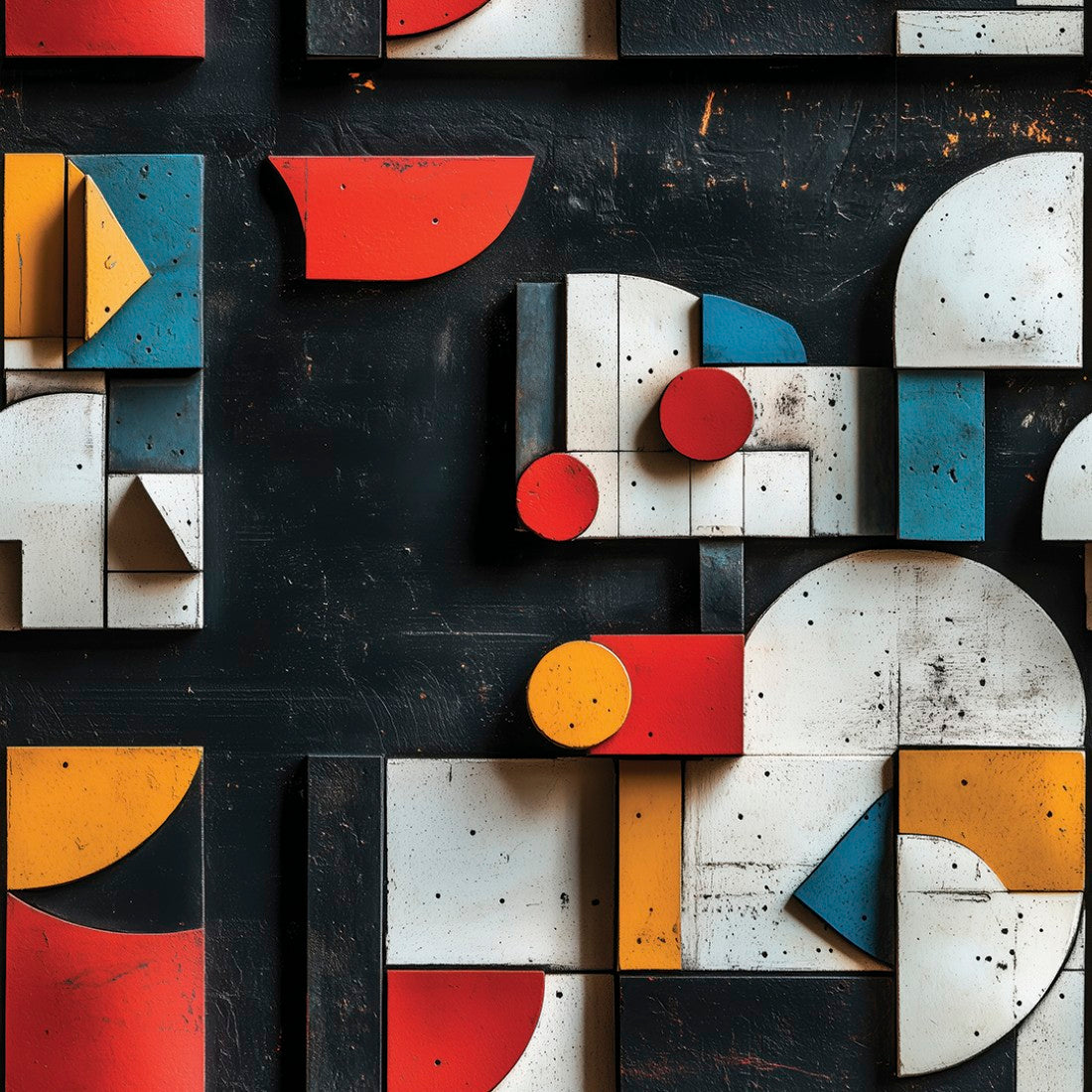 Abstract Blocks 3D