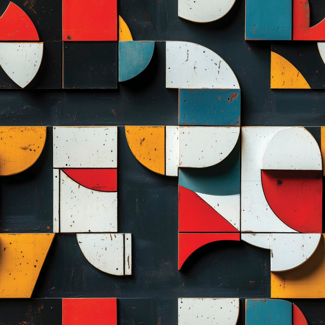 Abstract Blocks Zoom 3D