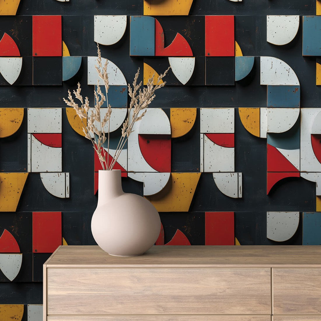 Abstract Blocks Zoom 3D