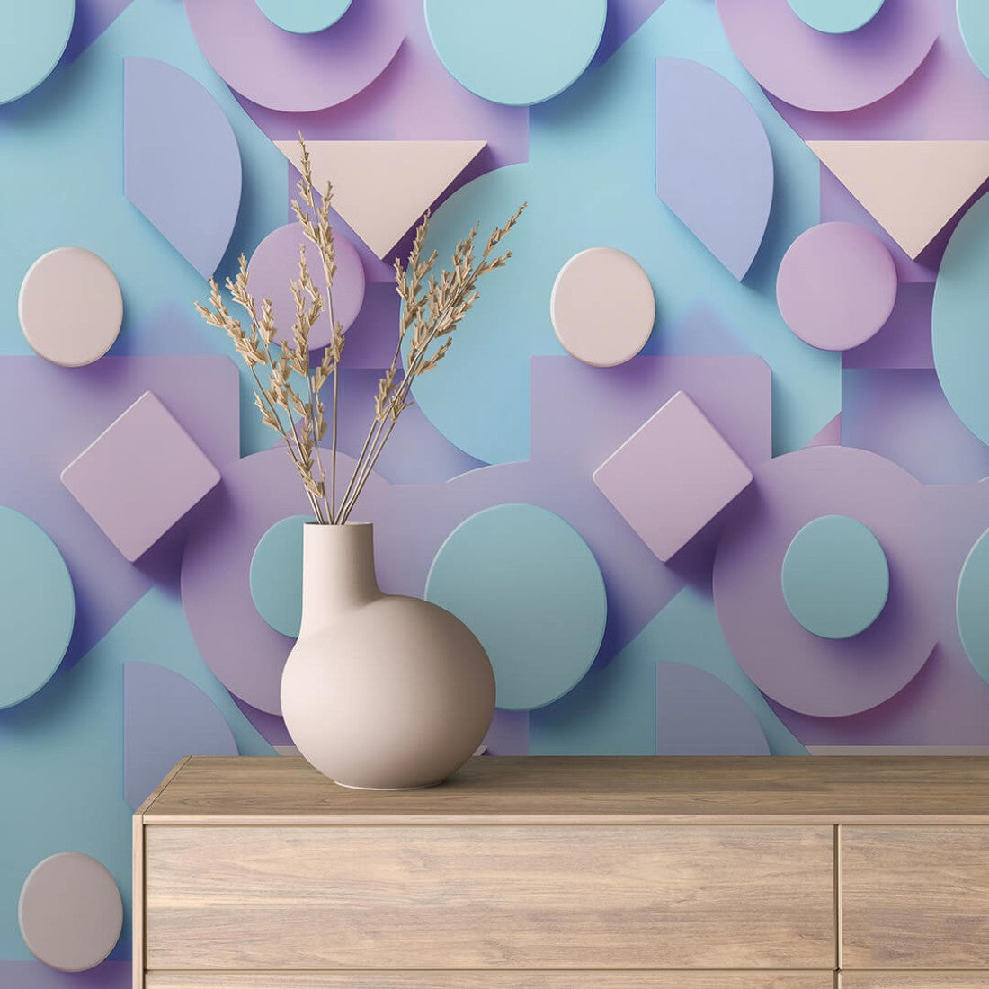 Pastel Geometry 3D