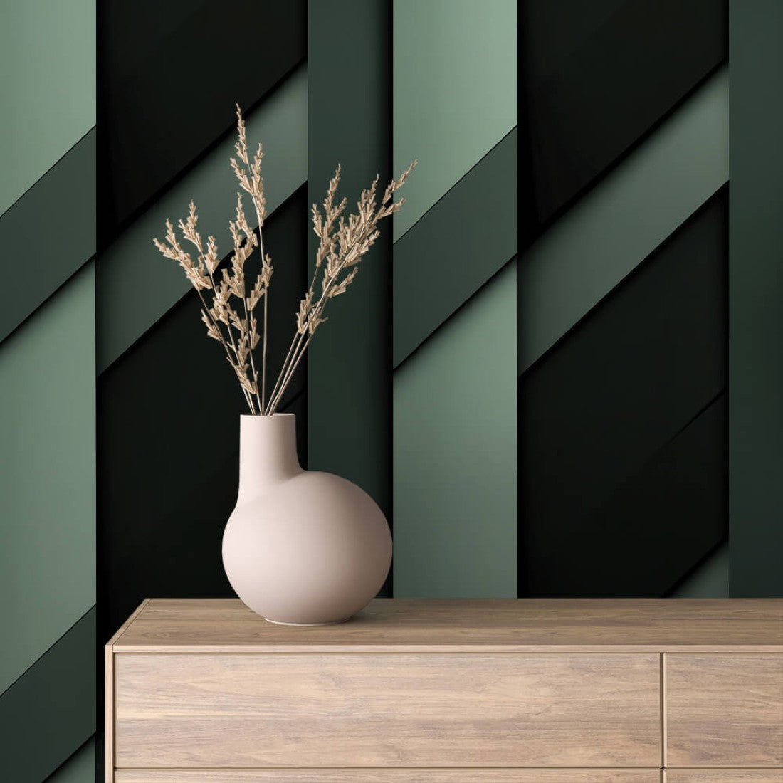 Dark Panel Lines 3D