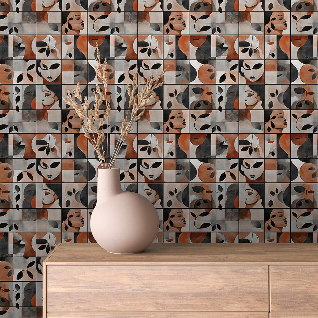 Modern Pattern Blocks Abstract