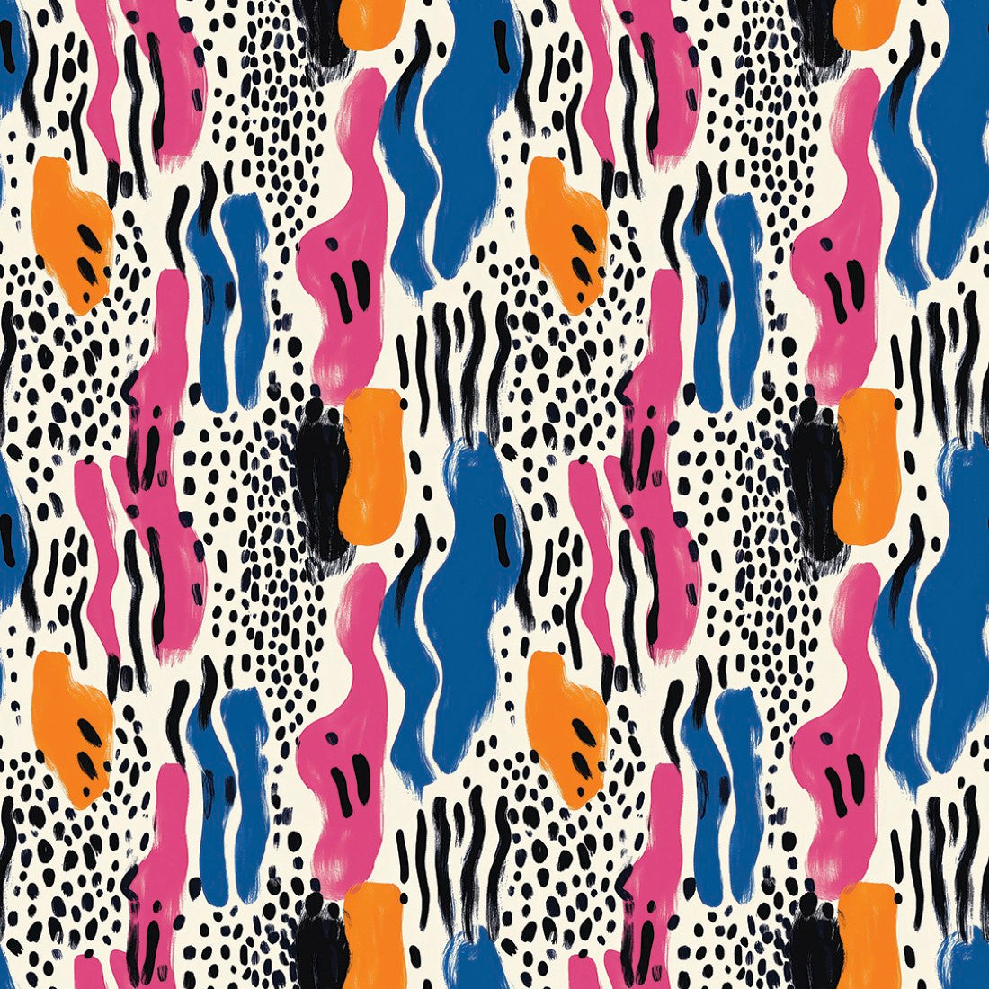 Color Blocks Fusion Abstract
