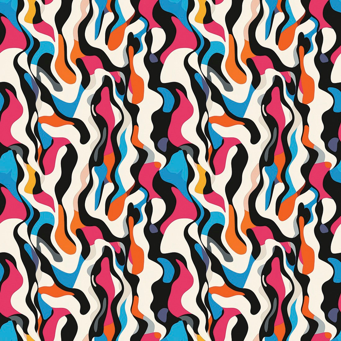 Fluid Bold Waves Abstract (Copy)