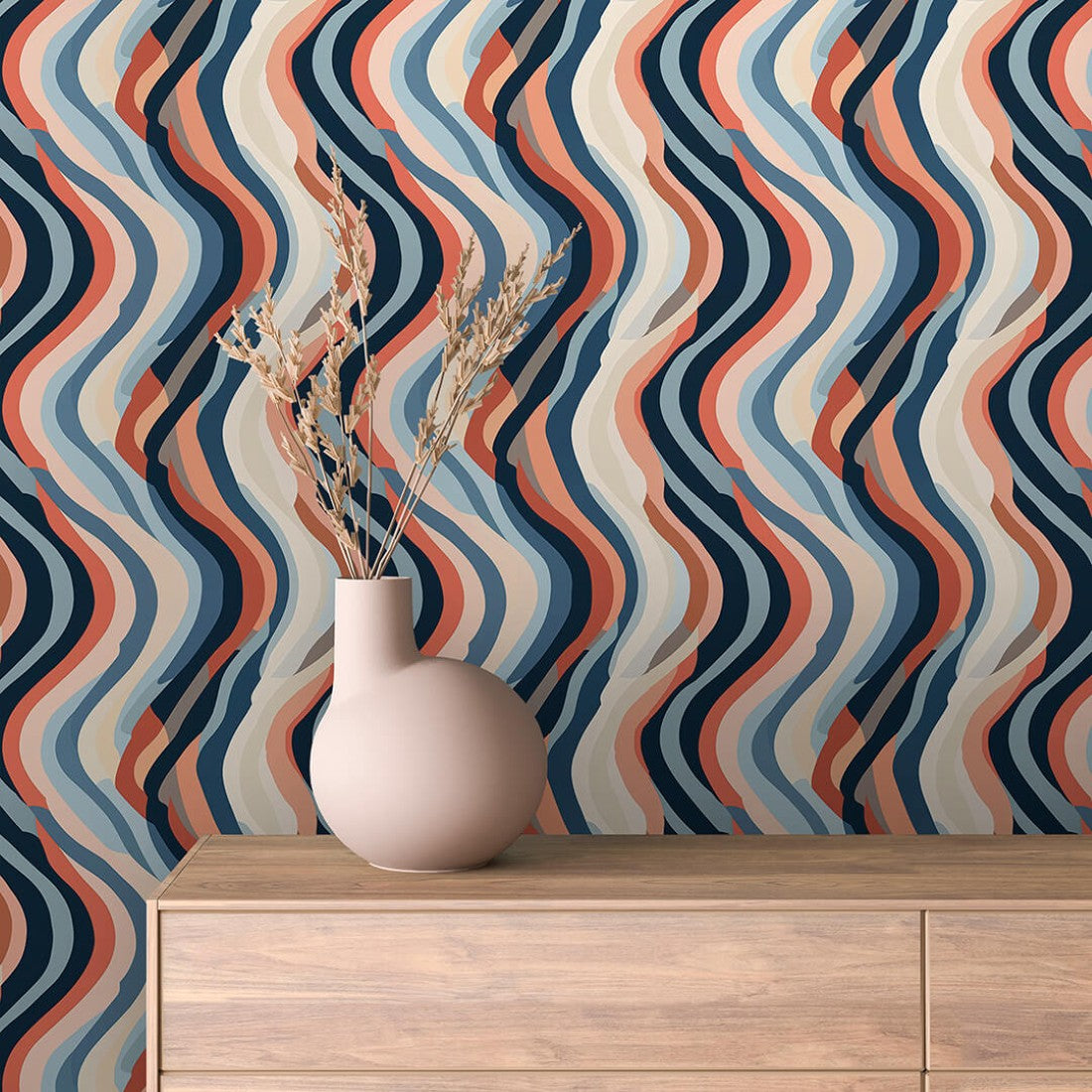 Minimal Pastel Flow Abstract