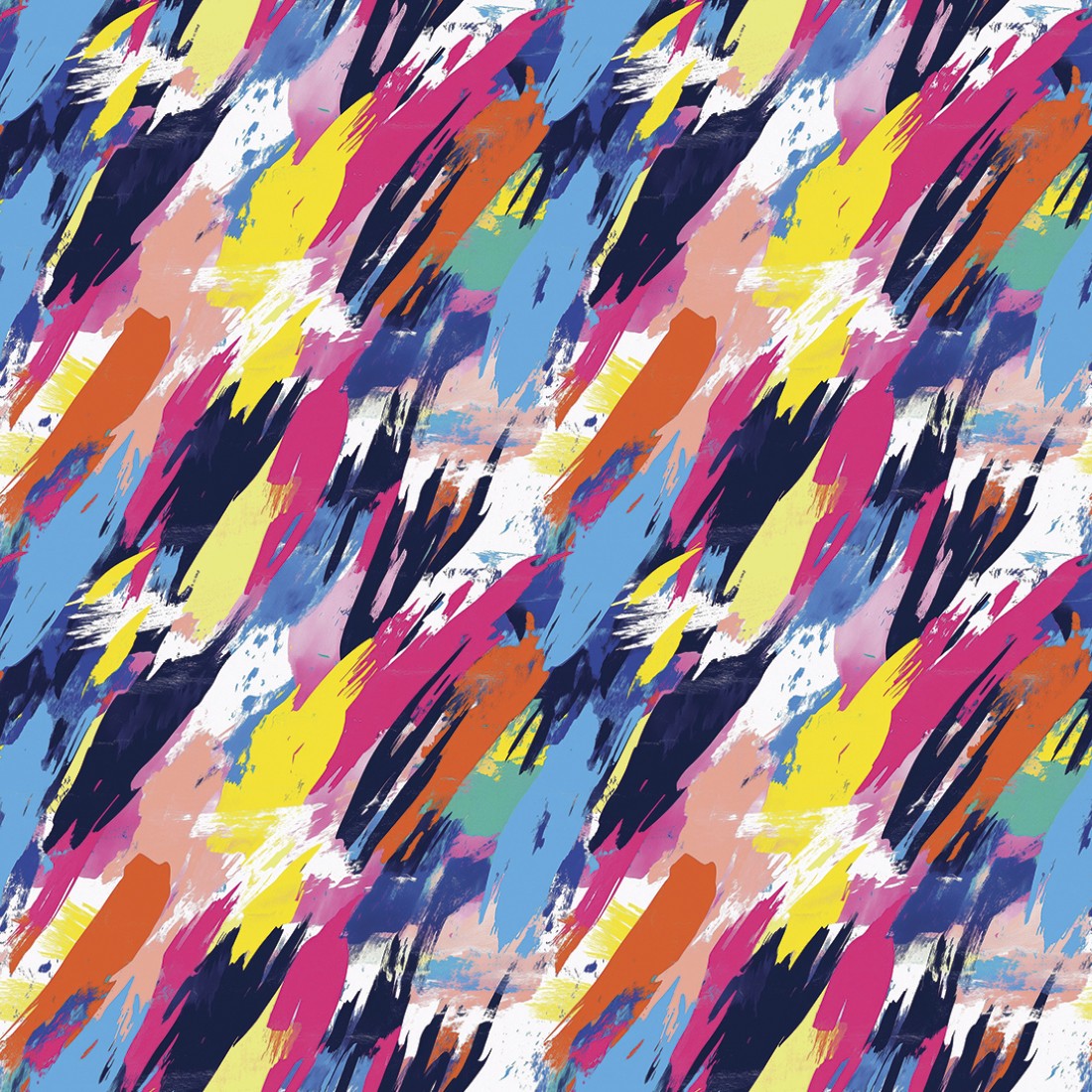 Urban Mosaic Art Abstraction