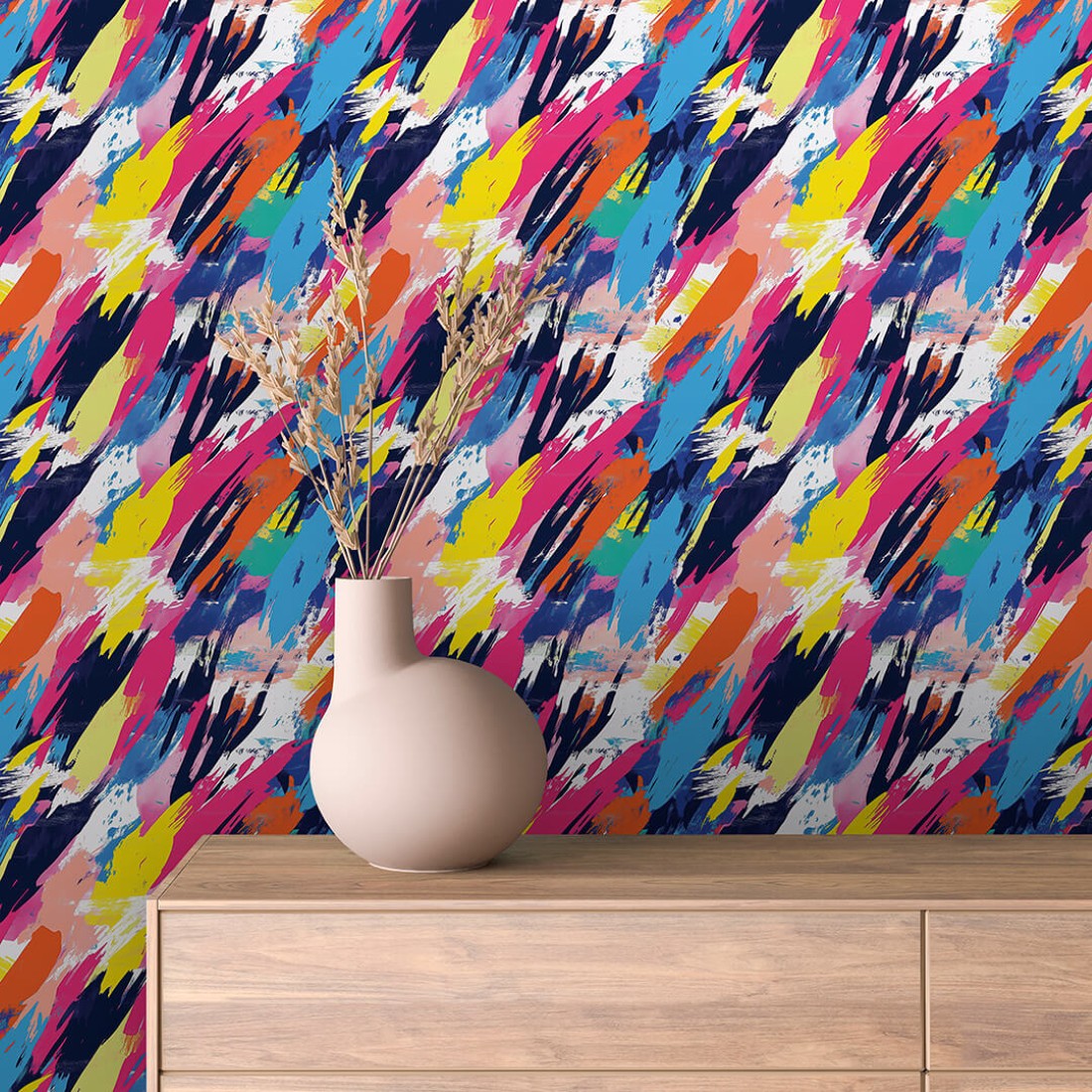Urban Mosaic Art Abstraction
