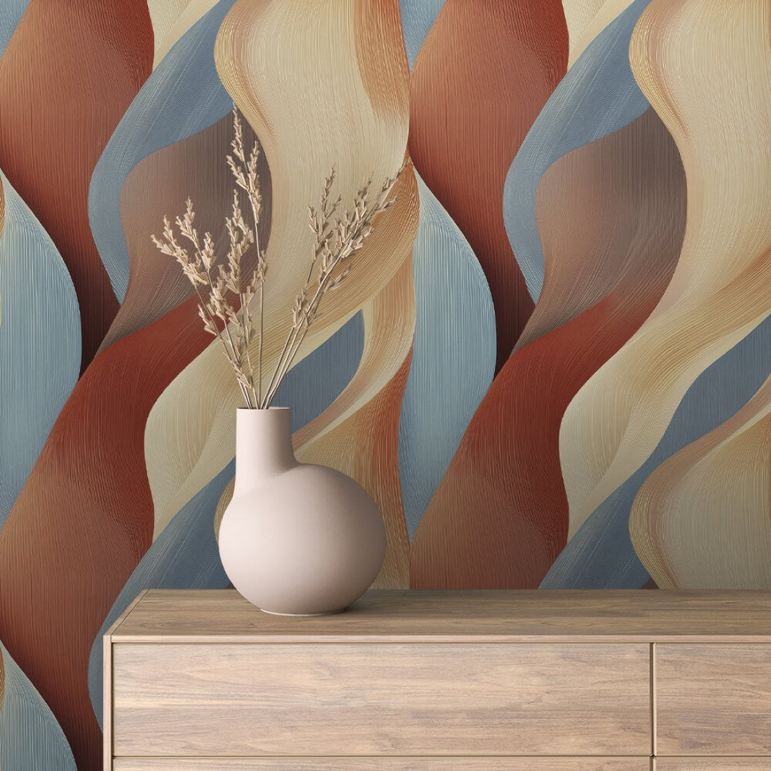 Warm Gradient Pastel Abstraction