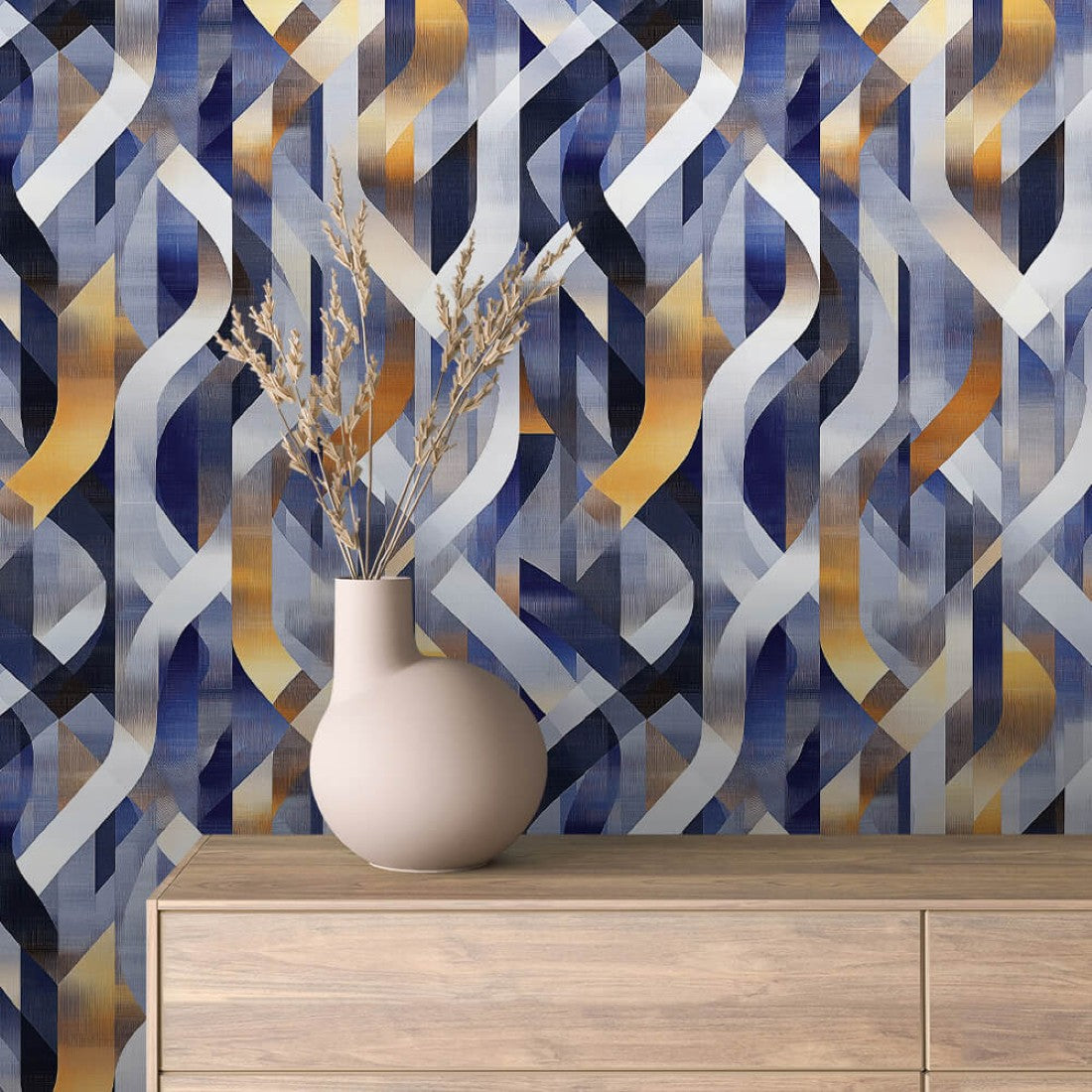 Deepblue Graphic Motion Abstraction