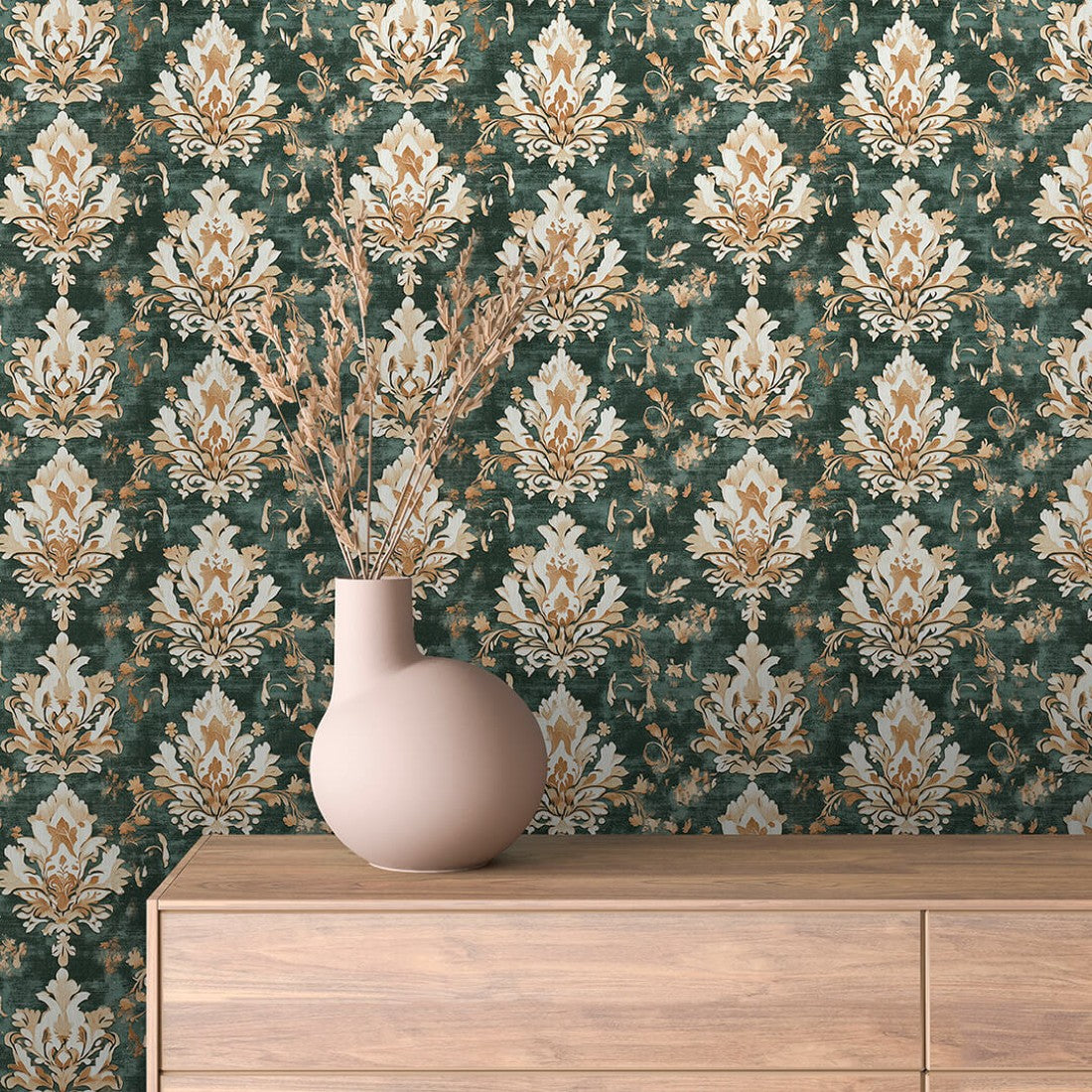 Vintage Sage Arabesque