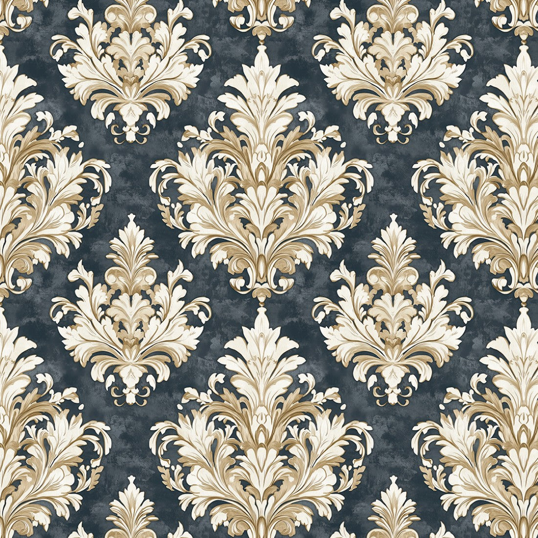 Classic Sand Blue Arabesque
