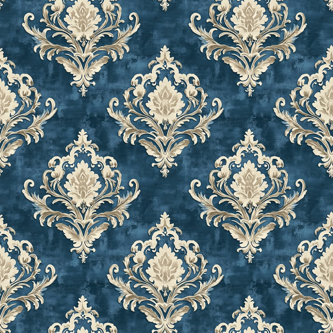 Dusty Blue Heritage Arabesque