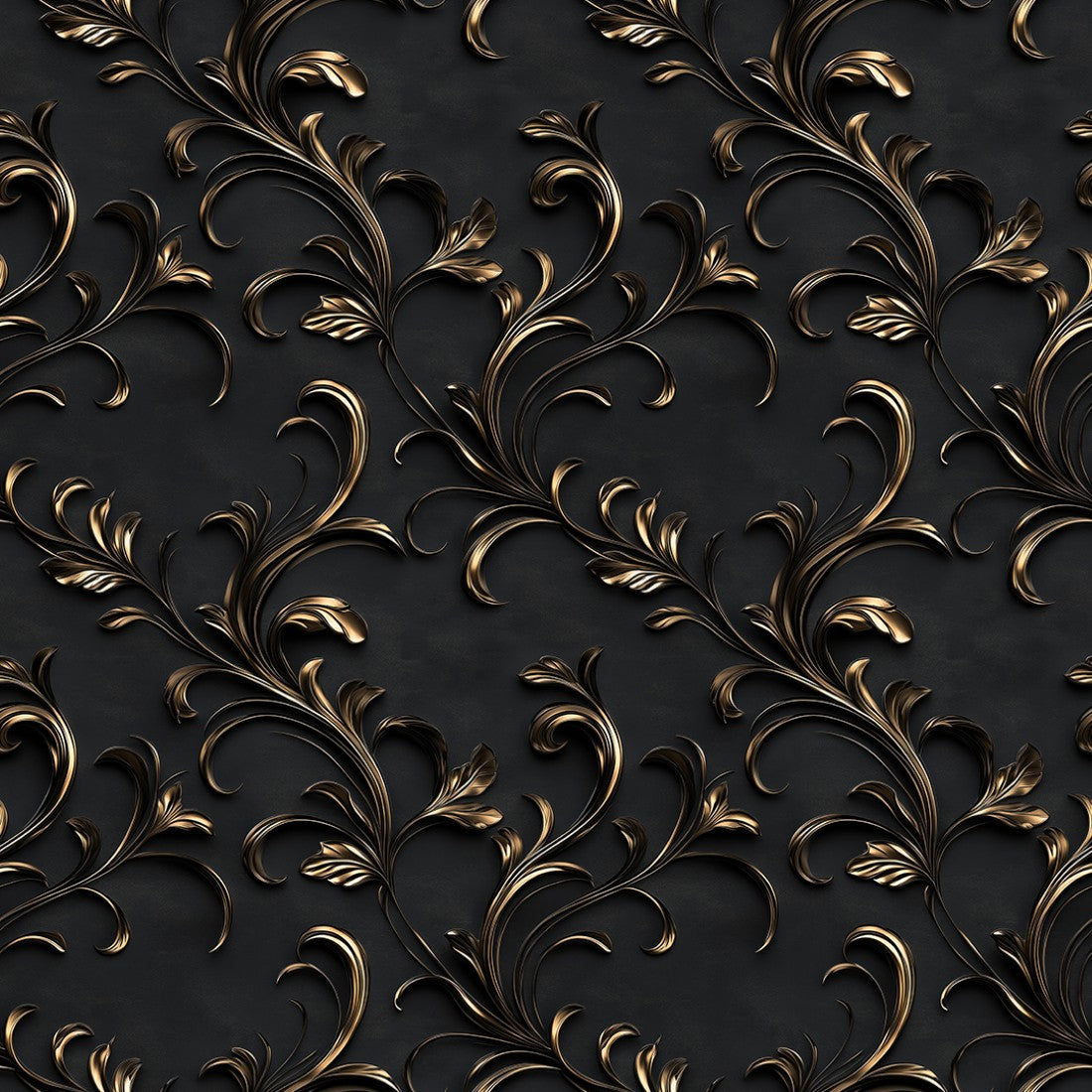 Gold Flower Arabesque