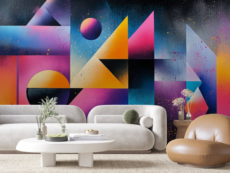 Neon Geometry Flow Artistic