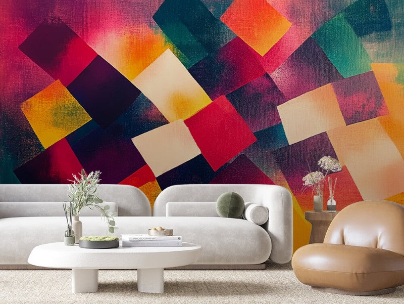 Gradient Motion Squares Artistic