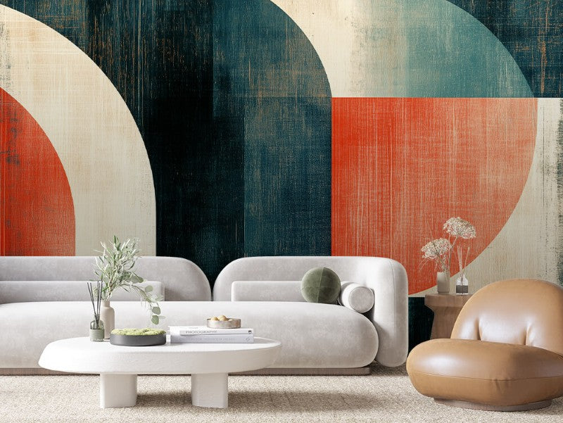 Abstract Arc Composition Artistic