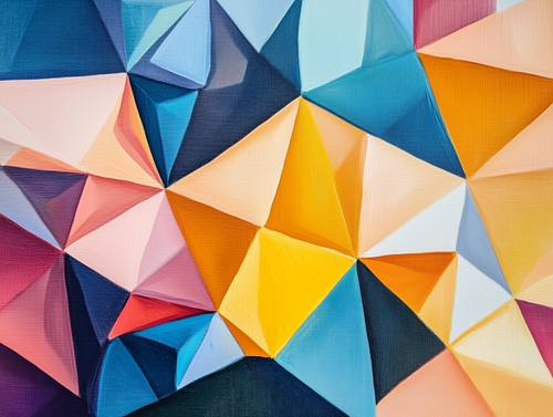 Crystal Polygon Spectrum Artistic