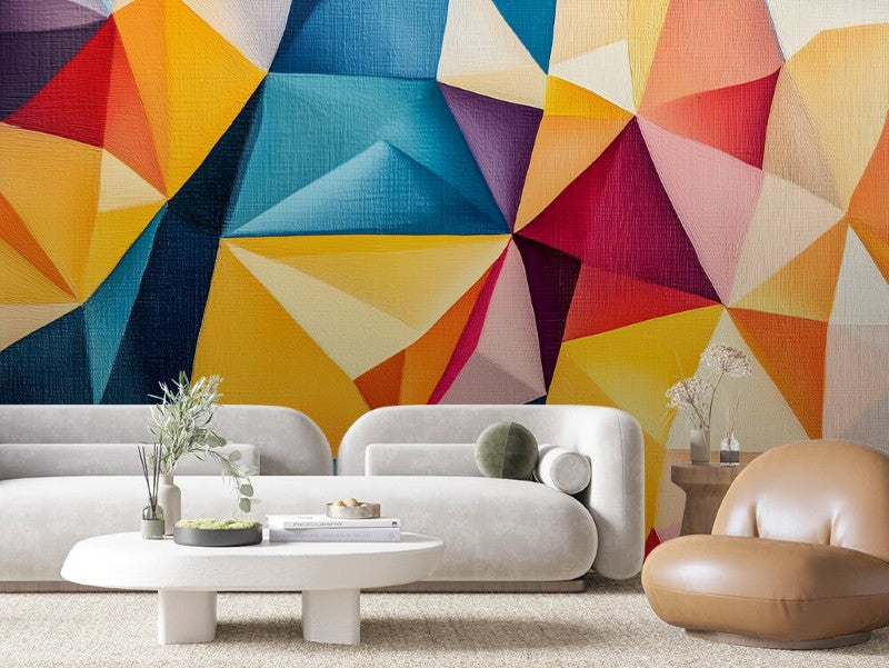 Color Facet Explosion Artistic