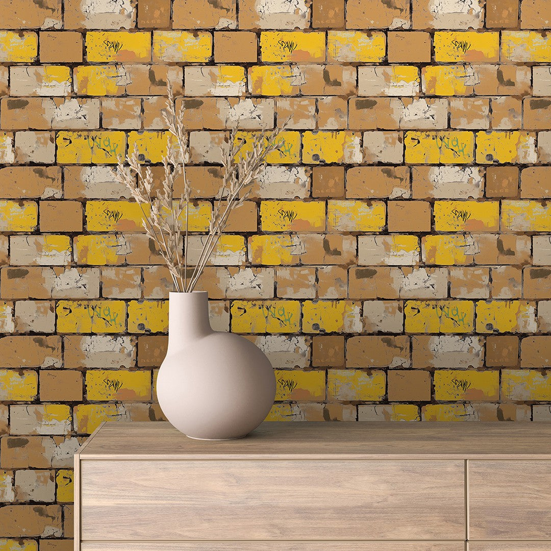 Yellow Accent Brick