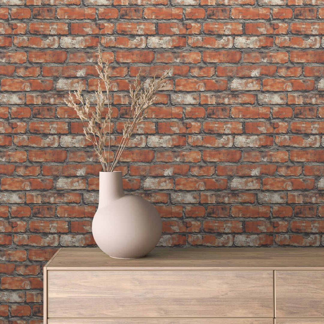 Mossy Brick Wall
