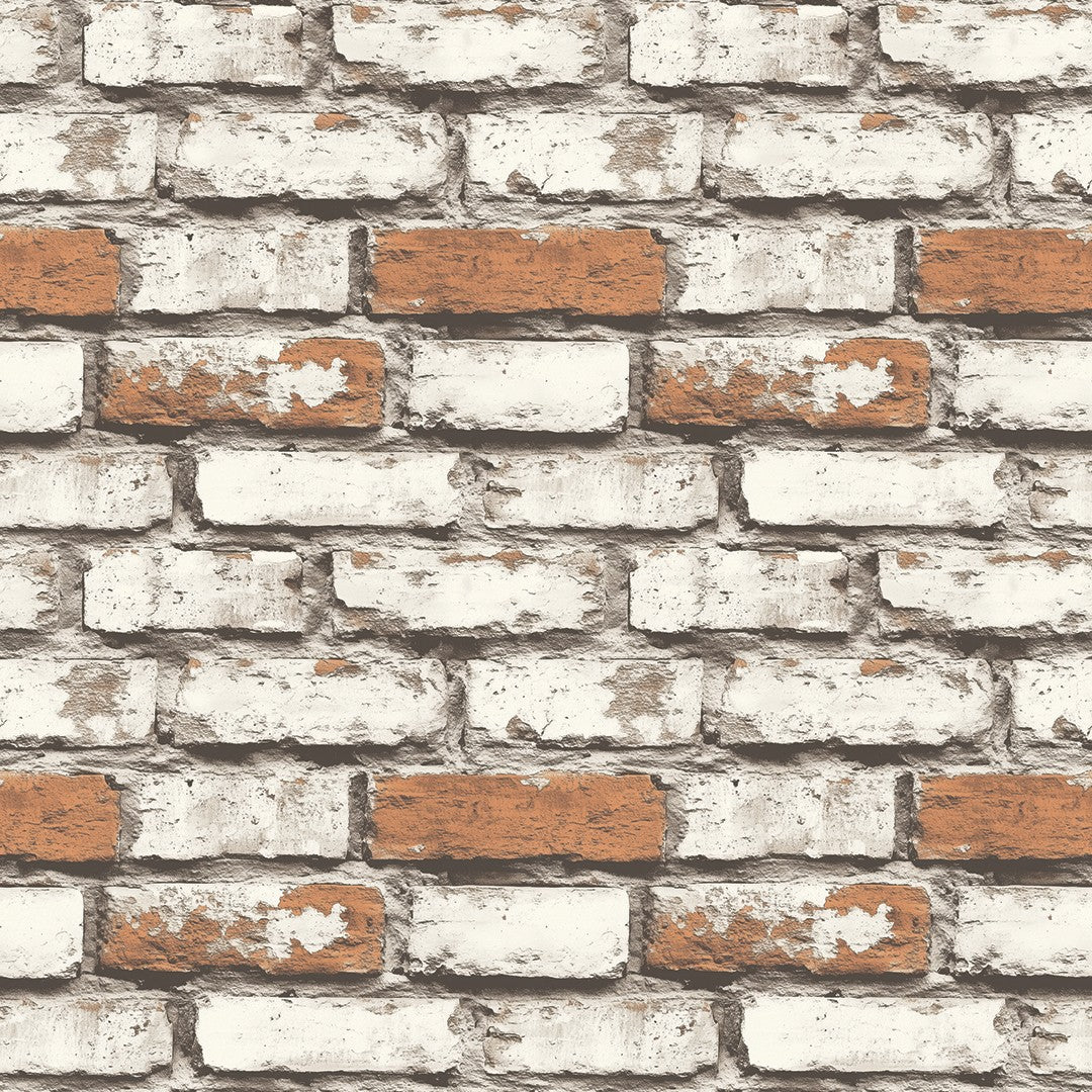 Rustic White Stone Brick