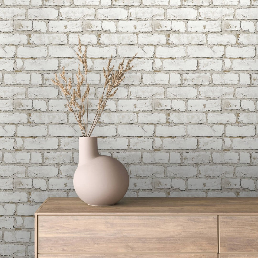 Clean White Brick