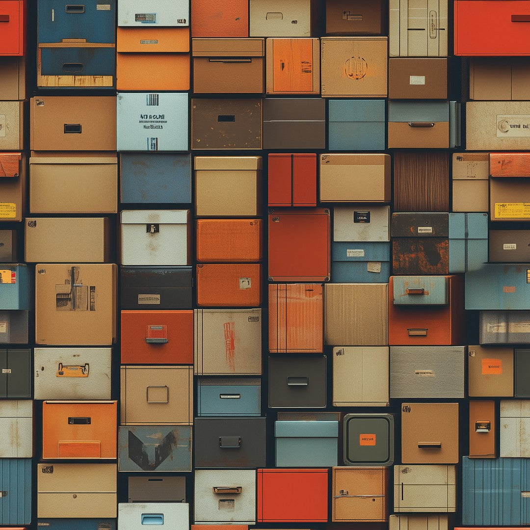 Retro Drawer Wall Commercial