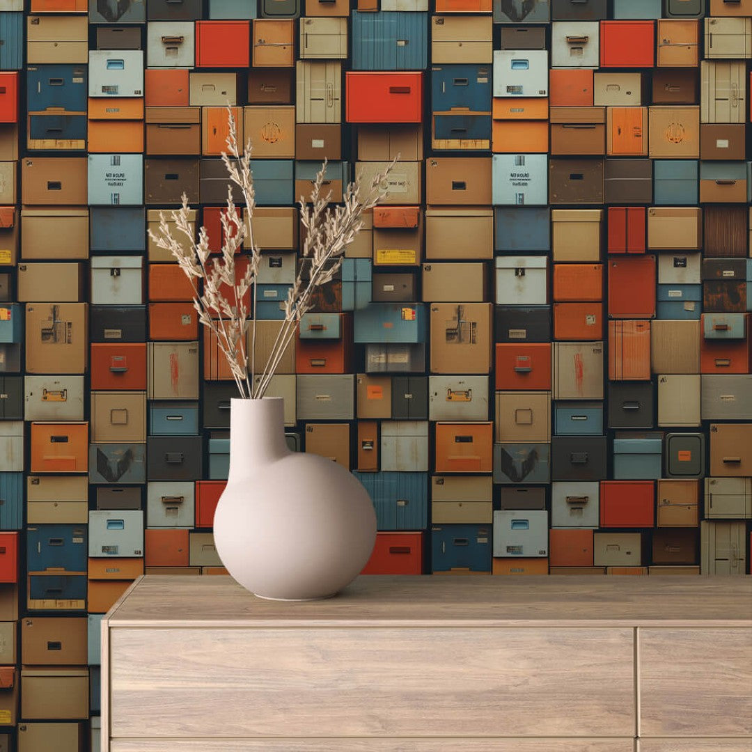 Retro Drawer Wall Commercial