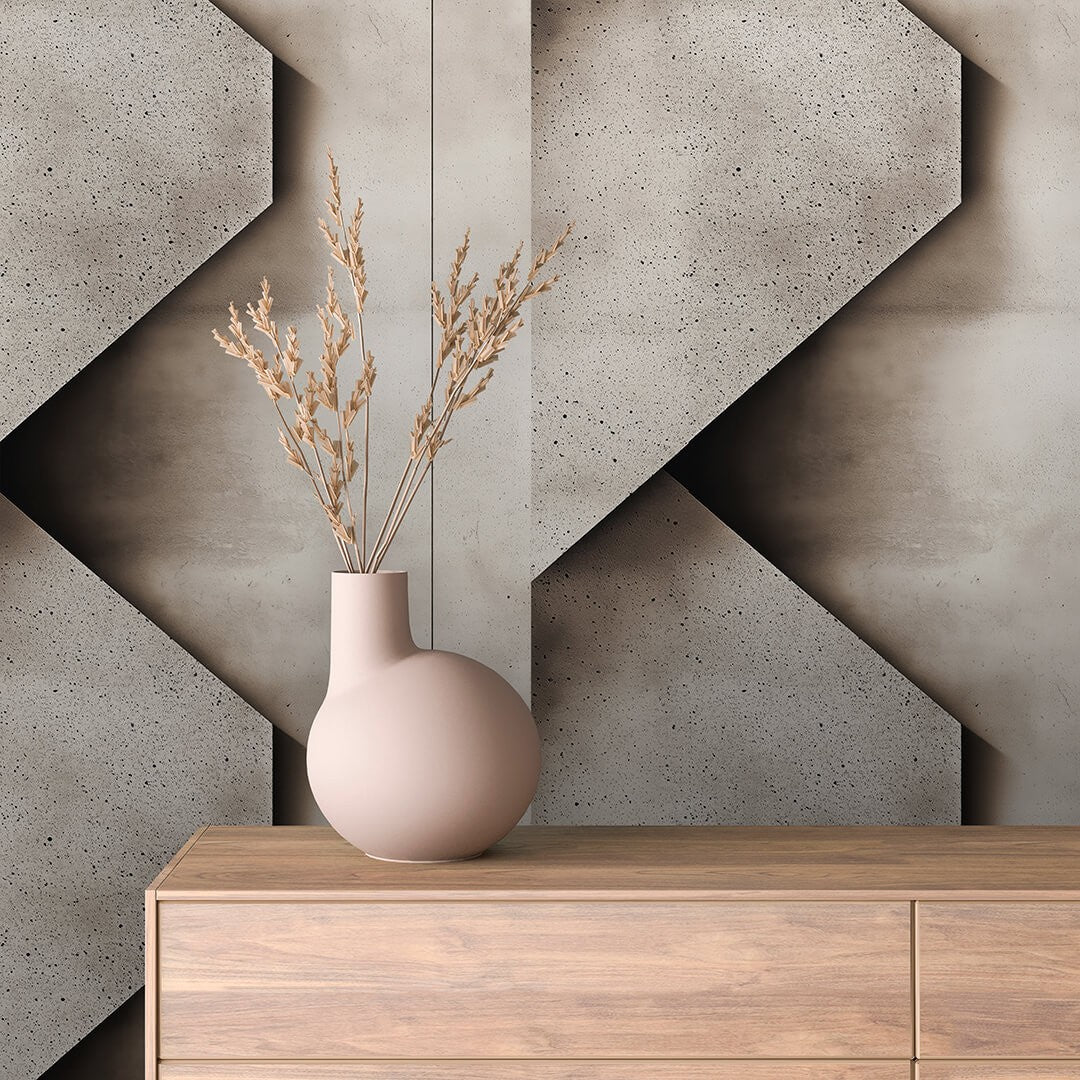 Geometric Wall Concrete