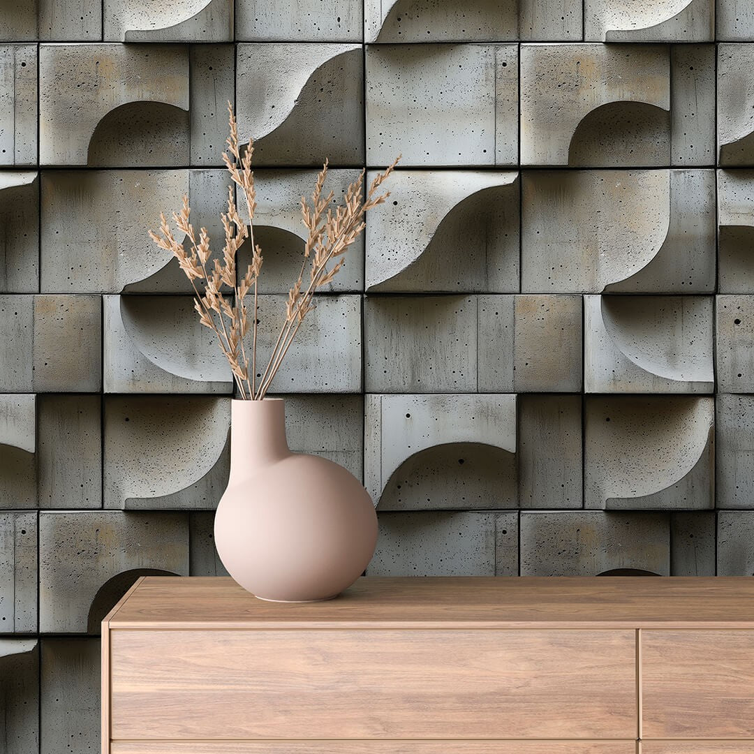 Curved Relief Concrete