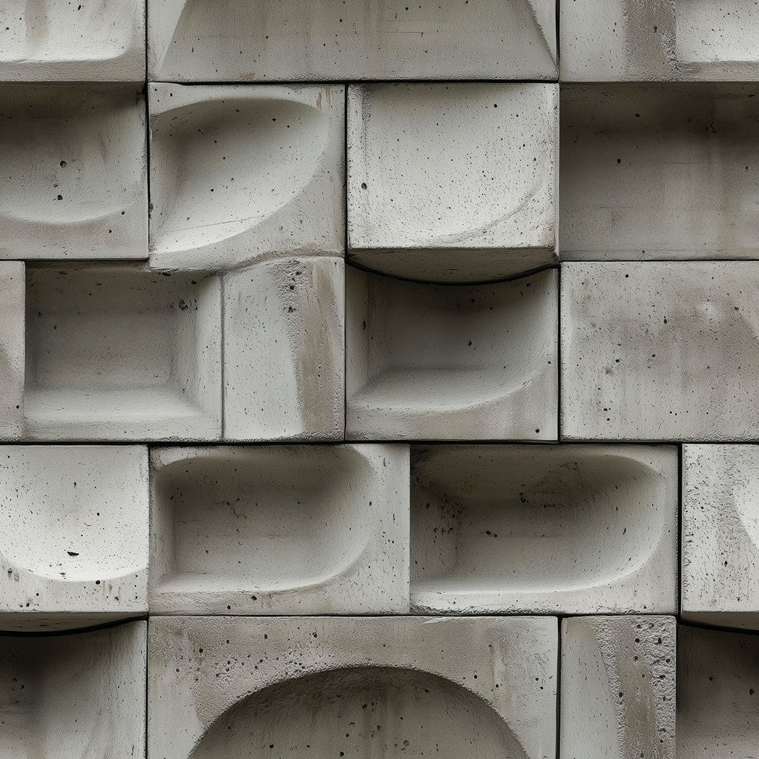 Sculpted Geometry Concrete