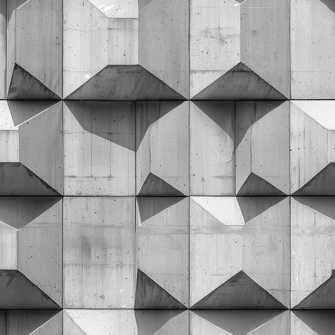 Geometric Grid Concrete