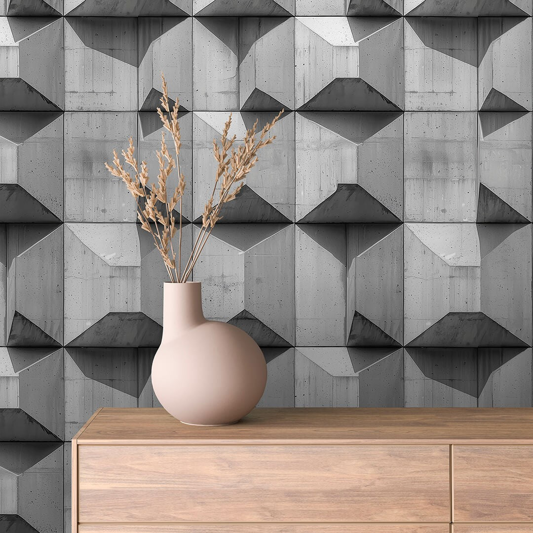 Geometric Grid Concrete