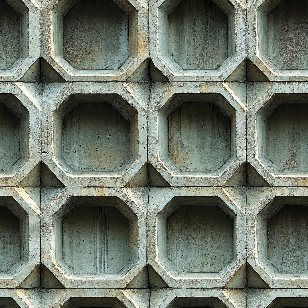 Hexagon Pattern Concrete