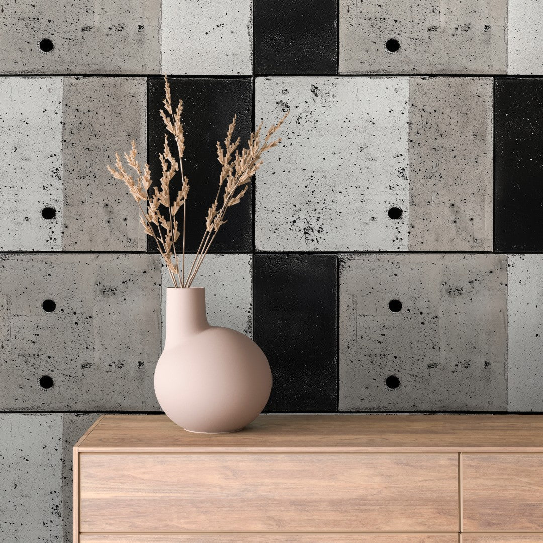 Checker Tile Concrete
