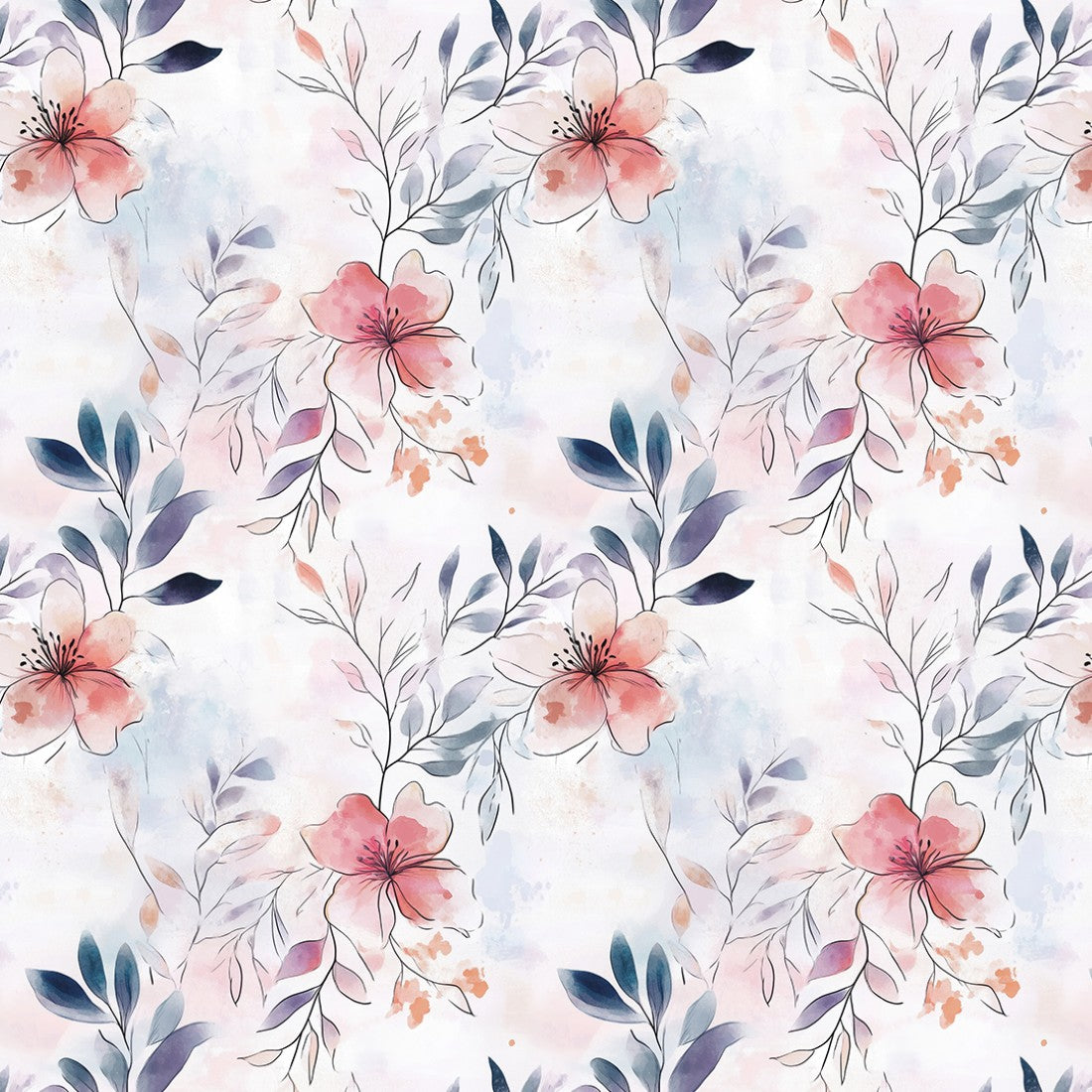 Soft Pastel Blossom Floral