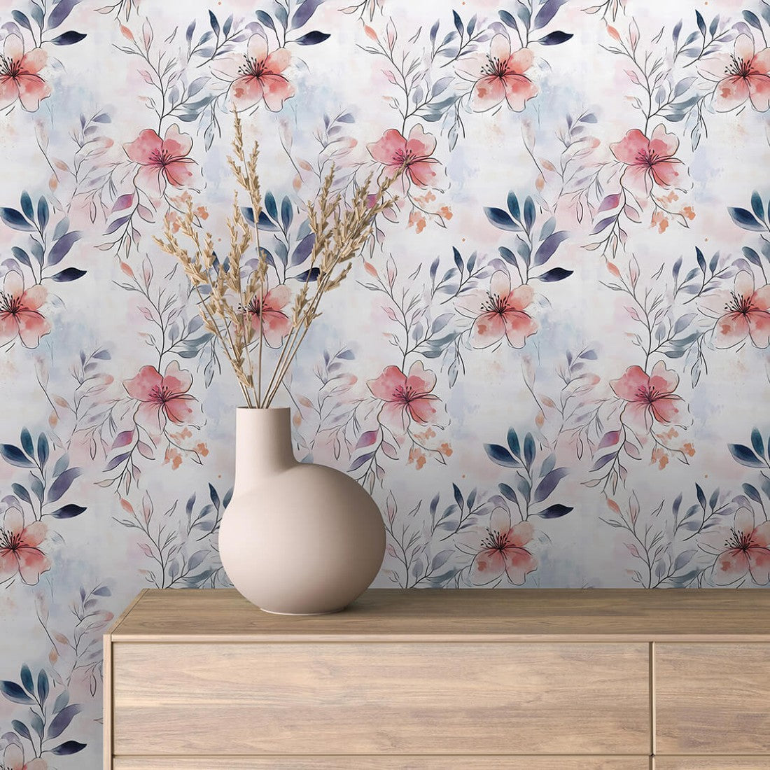Soft Pastel Blossom Floral