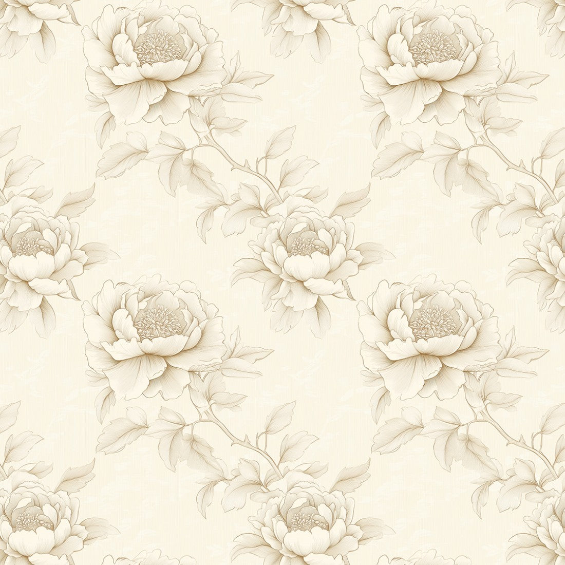 Classic Ivory Bloom Floral