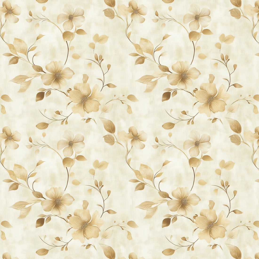 Golden Petal Elegance Floral