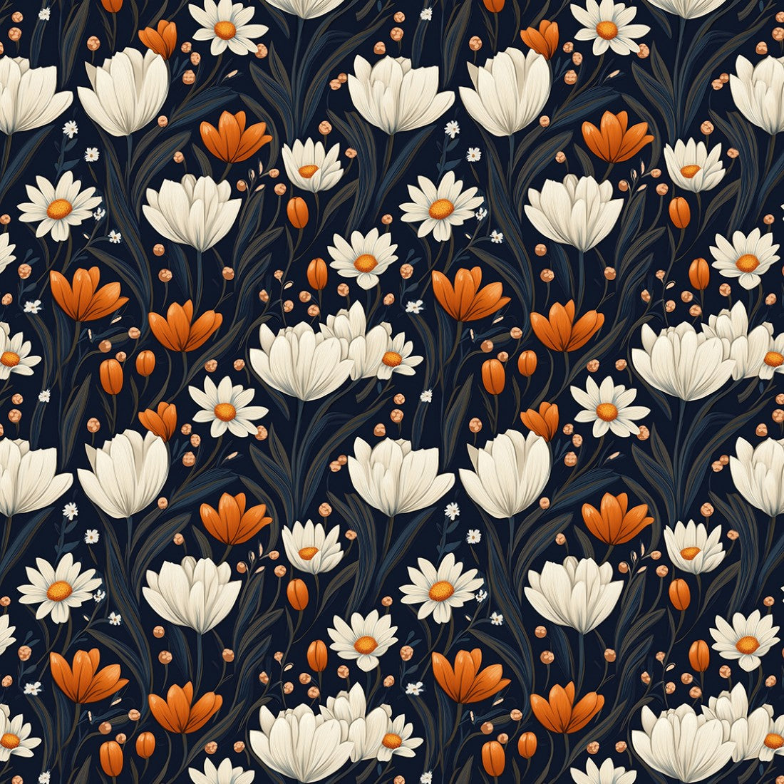 Midnight Fun Glow Floral