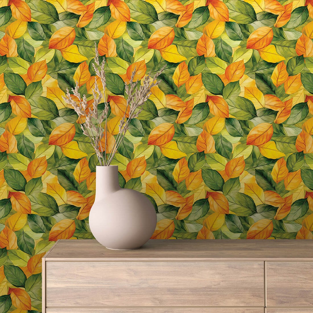 Fresh Citrus Leaves Floral