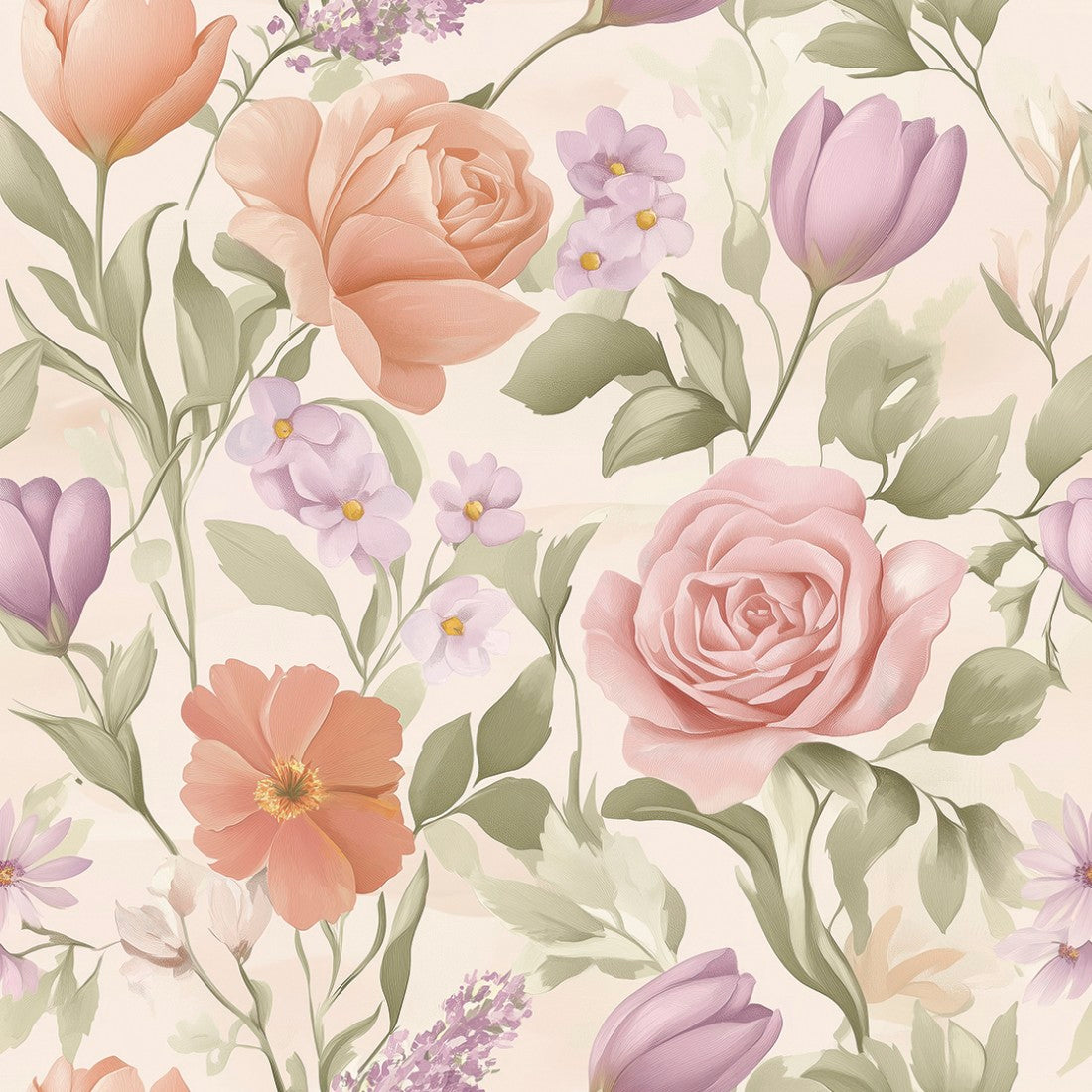 Elegant Rose Bloom Floral