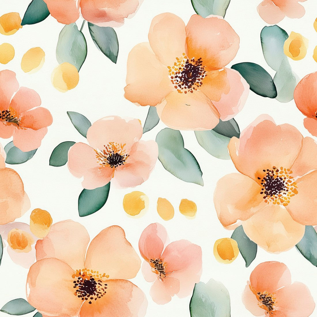 Soft Poppy Bloom Floral