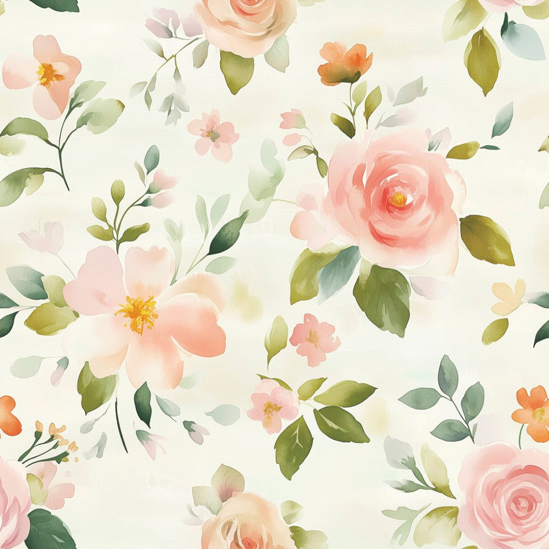 Vintage Rose Whisper Floral