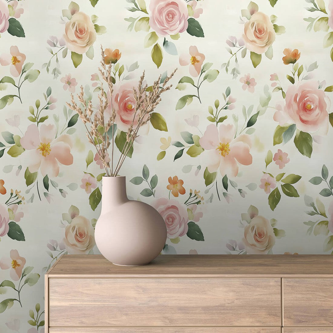 Vintage Rose Whisper Floral
