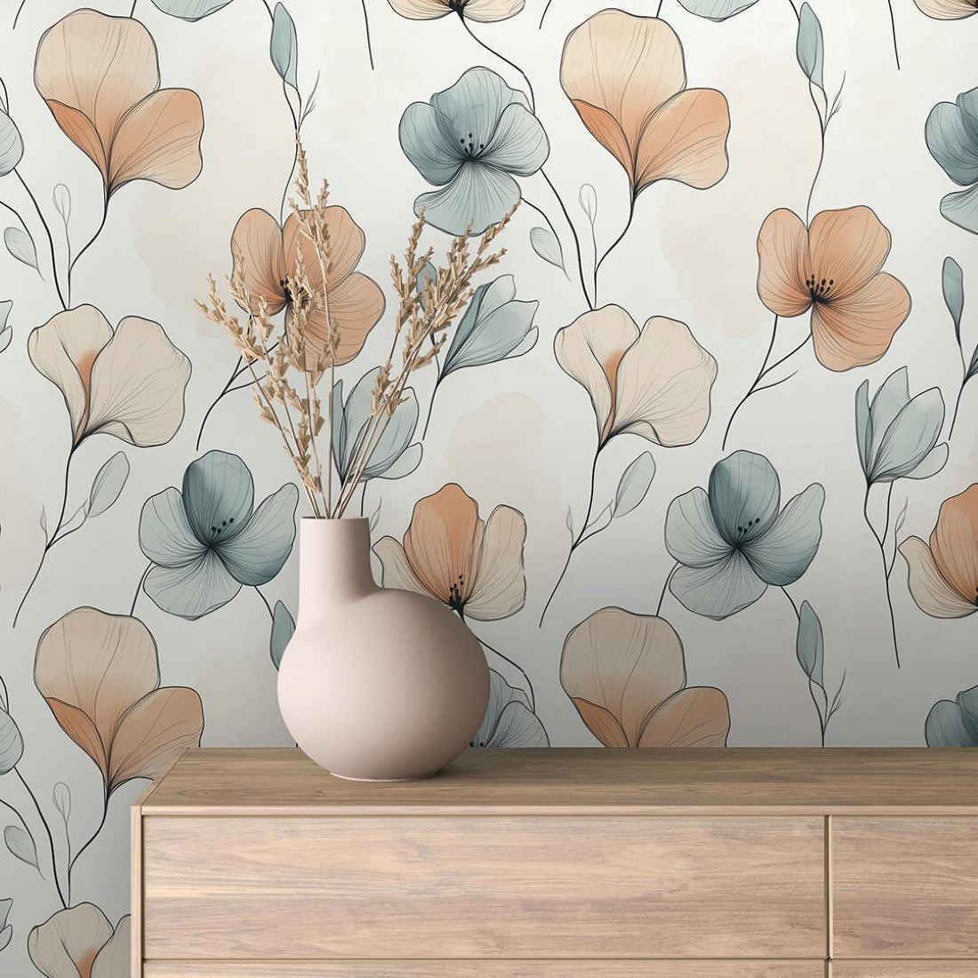 Modern Pastel Floral
