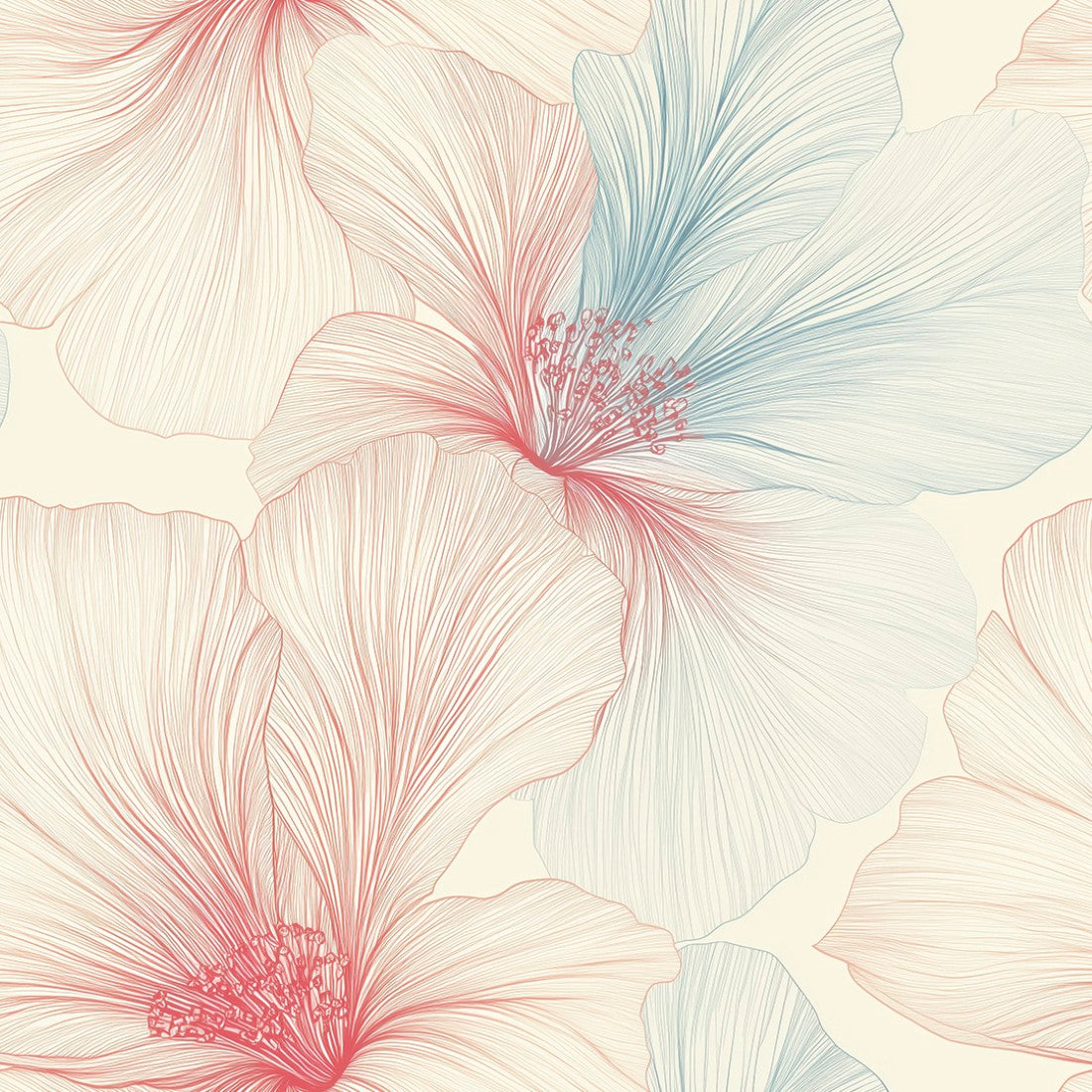 Blush Magenta Air Floral